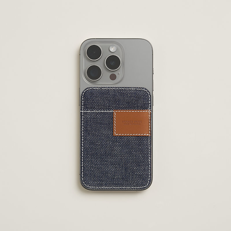 HERMES デニムカードケース ダークブルー　MagSafe エルメス HERMES デニムカードケース ダークブルー MagSafe エルメス HERMES